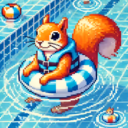 Pool Squirrel #2