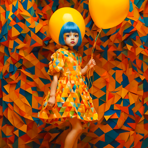 Girl With Yellow Balloon