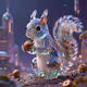 Glass Art Squirrel #3