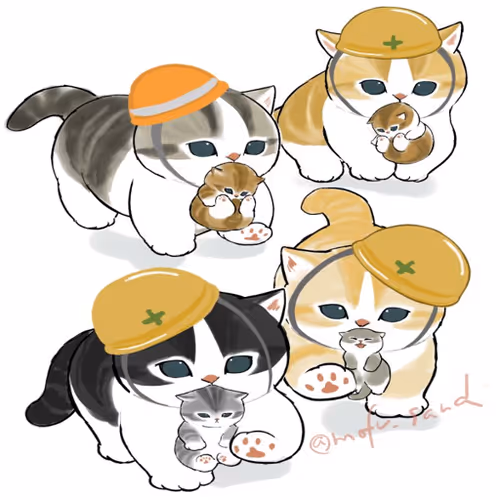 Meow Hand Drawn 3