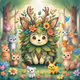 A cheerful forest 