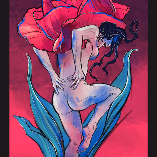 COLLIDE by Arke - Woman / Flower - B