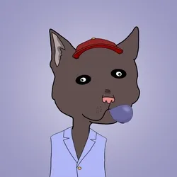 Animated Family Cat On Base #147