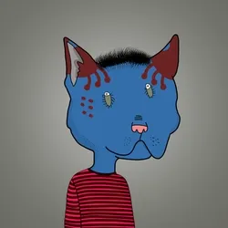 Animated Family Cat On Base #751