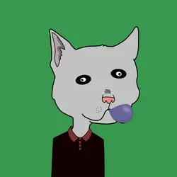 Animated Family Cat On Base #299
