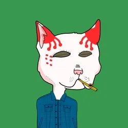 Animated Family Cat On Base #747