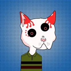 Animated Family Cat On Base #416