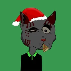 Animated Family Cat On Base #446