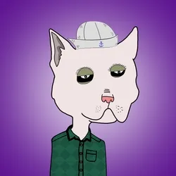 Animated Family Cat On Base #123