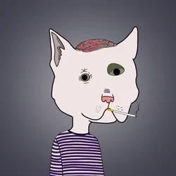 Animated Family Cat On Base #125