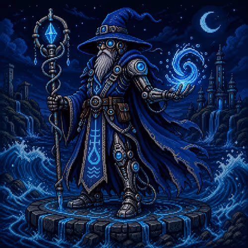 Cyborg Water Mage