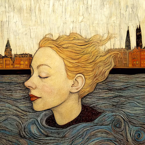 Swimming In The River Seine
