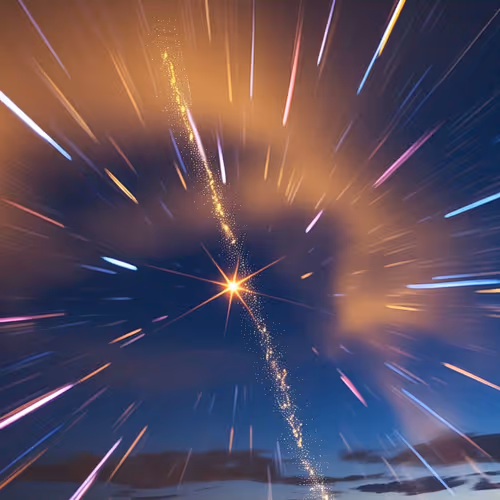 Galaxy Shooting star