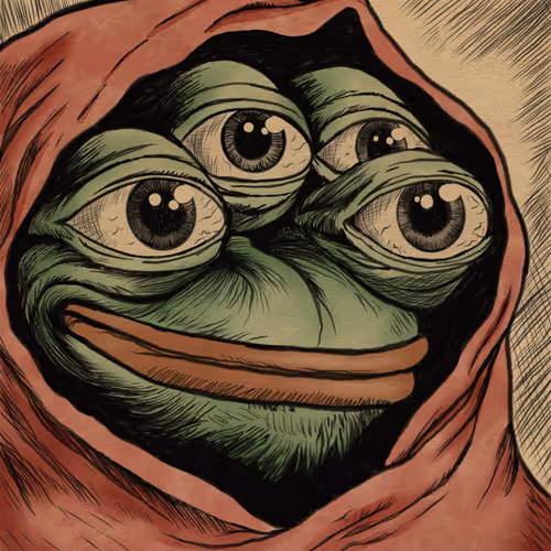 pepe with multiple eyes