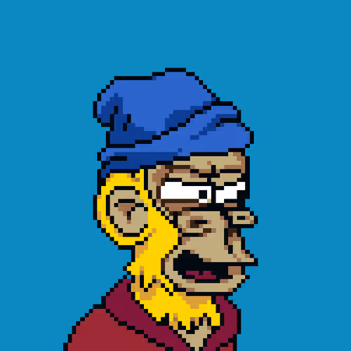 Pixel Simp Ape YC #830