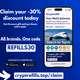 CryptoRefills -30% Voucher