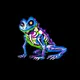 Alphablue Frog