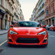 Red car