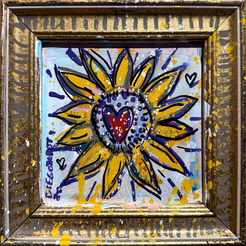Gold and sunflower #11