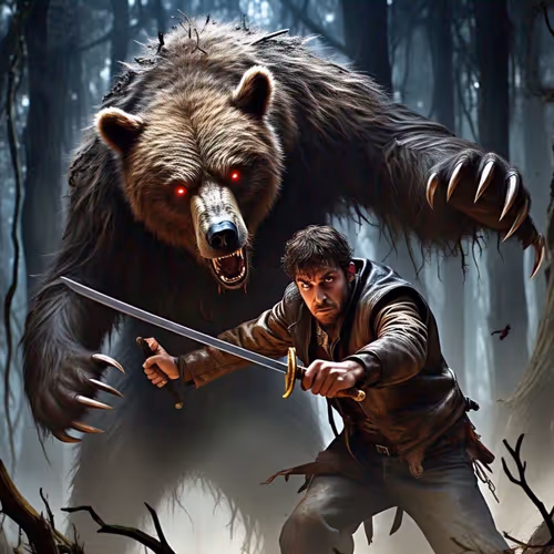 Zombie Bear Fight