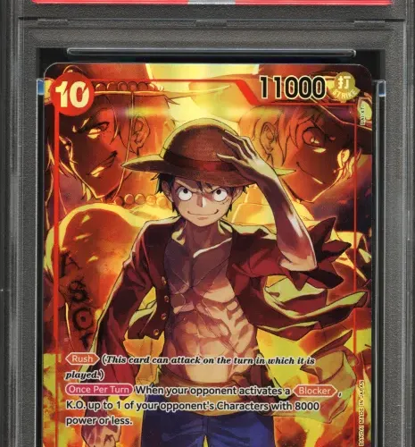 2024 Monkey D. Luffy Treasure Boosters Set #006 One Piece Promos [PSA GEM MT 10]