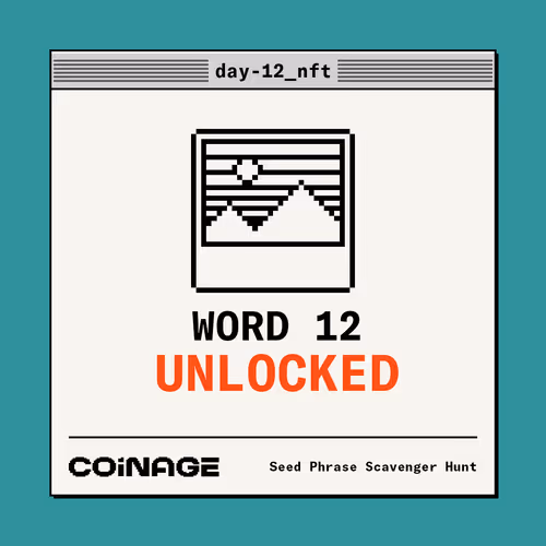 Coinagescavengerhunt Day12