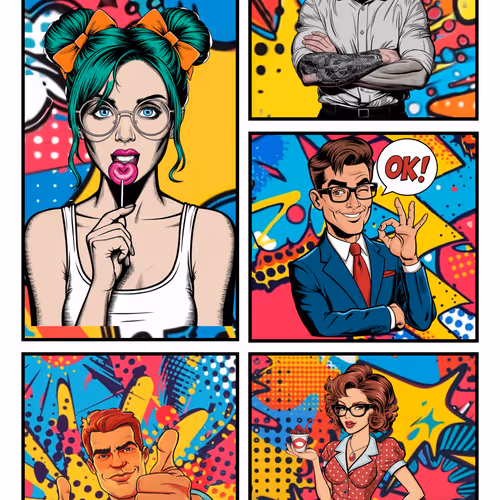 Popart Comic Ok