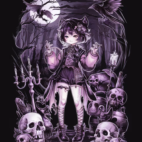nightmare gothic girl
