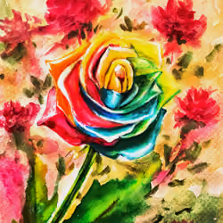 Colorful flower