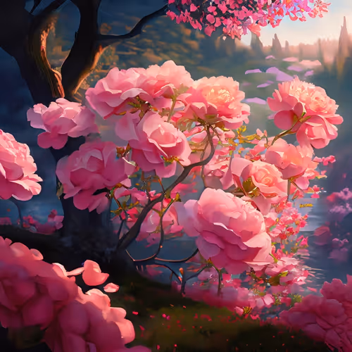Rosy dreams bloom
