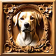 wooden dog