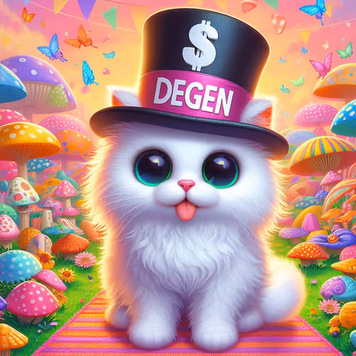 Cute DEGEN-CAT