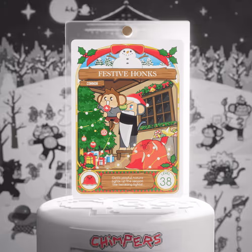 Chimpers Cards Festive Frens