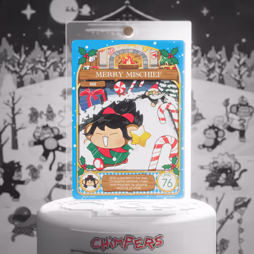 Chimpers Cards Festive Frens
