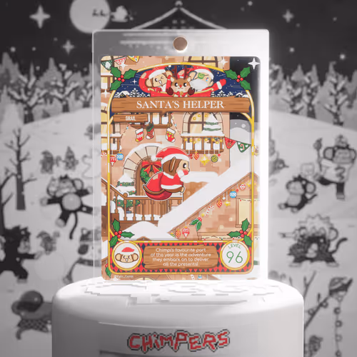 Chimpers Cards Festive Frens