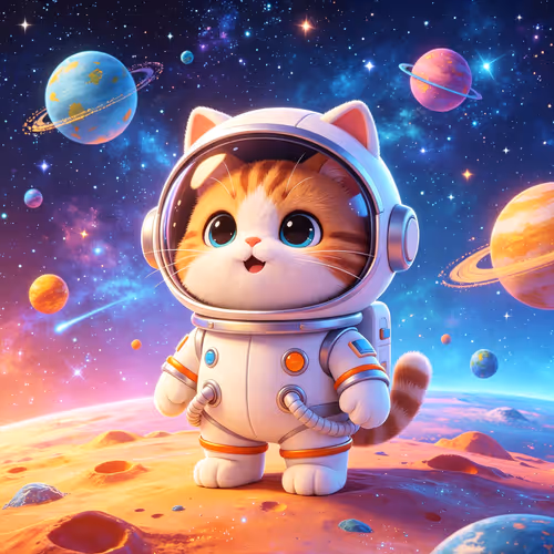 Cosmonaut Kitten