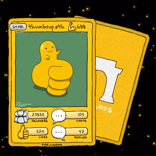 Far Cards Thumbsup Eth