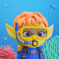 PRINT3R Goblin PFP - Diver