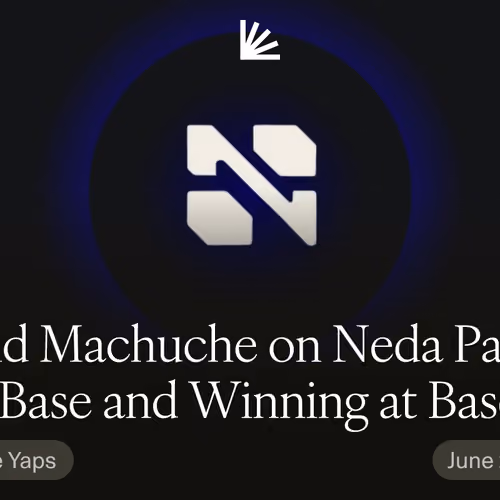 David Machuche on Neda Pay, IncuBase and Winning at Base Batches #0