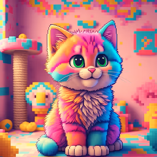 Cat pixel