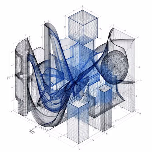 Blueprints for an optical illusion