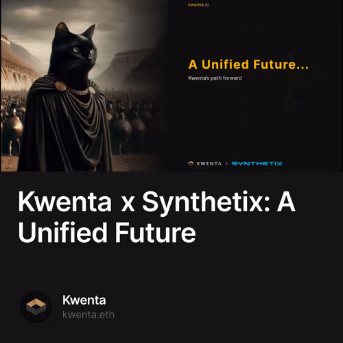 Kwenta x Synthetix: A Unified Future 2