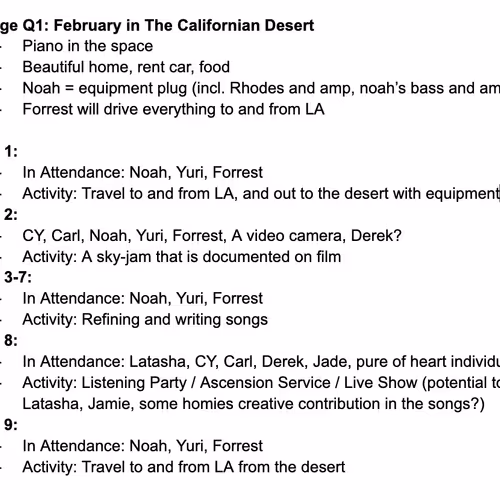"The Message" ruff outline for Q1