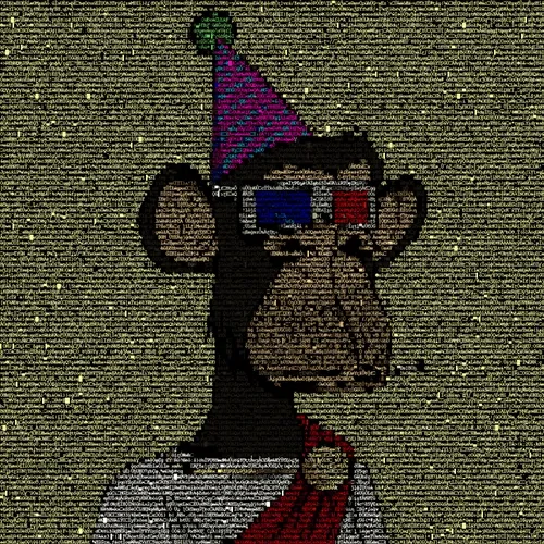 BORED APE ASCII CLUB #1841