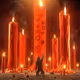 BIG RED CANDLES BY BEEPLE