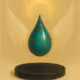 Blue Chrysocolla Drop