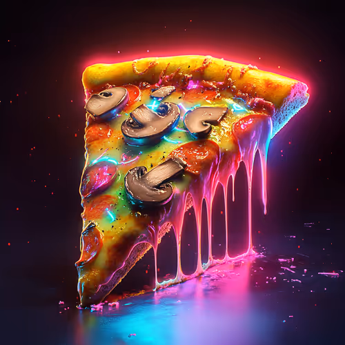 Pizza Cyber Mushroom Slice