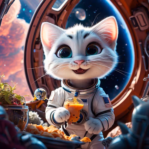 Cat in space NFT