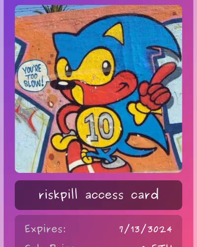 Riskpill Club Card