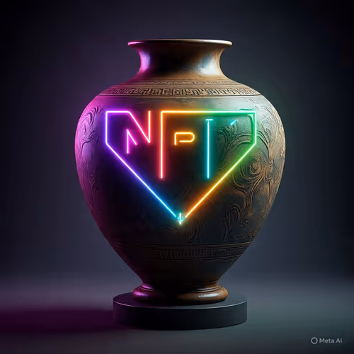 Nft Art In Ancient Vase